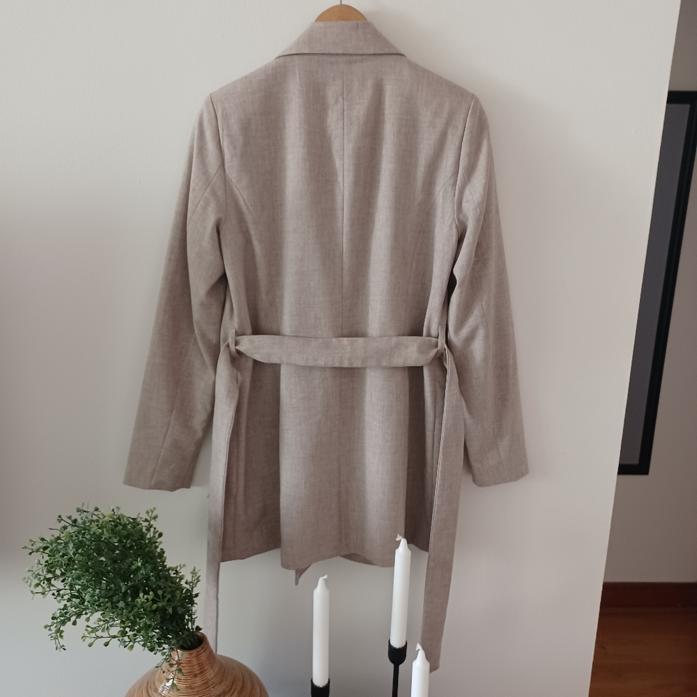 NWT Vero Moda Beige Blazer "Sally Jacket" in 'Mink/Beige Melange' - Picture 10 of 16